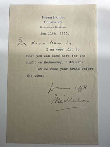 Signed letter william - signed,