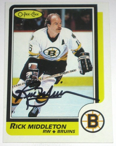 Rick midleton signed - midleton, 1986-1987